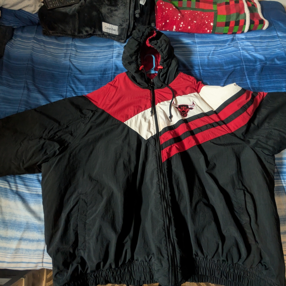 Black and Red Hooded Jacket